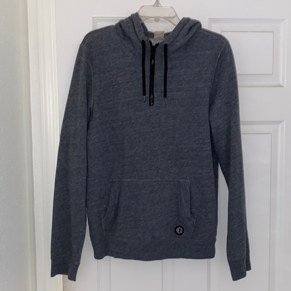 Dark Grey Hollister Hoodie